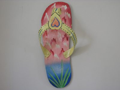 Painted Flip Flop